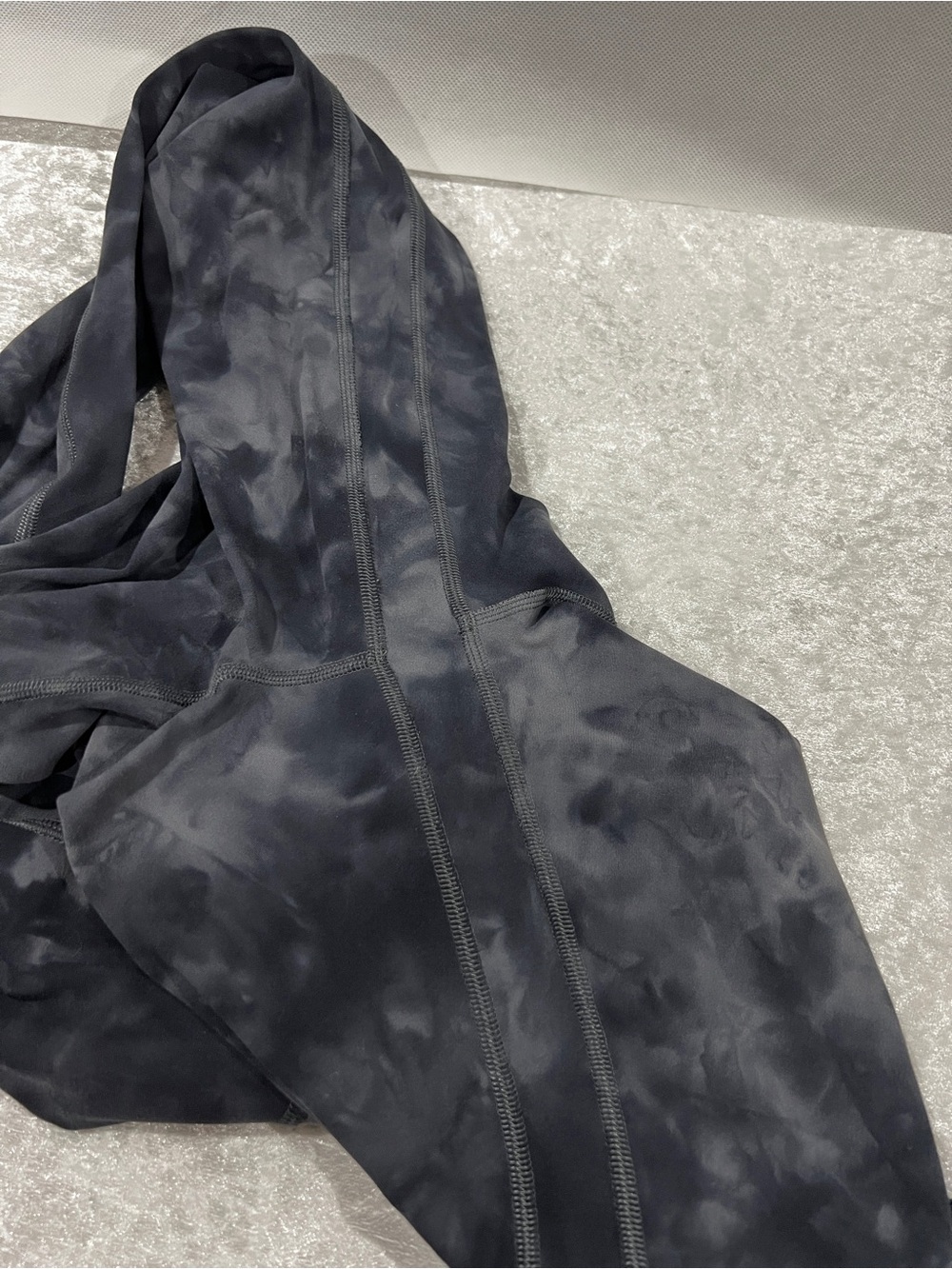 Lululemon Align Pant Diamond Dye Full Length Leggings Size 8 Pitch Graphite Gray - Picture 11 of 13
